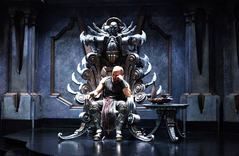 Chronriddick, full length, the past, sci, fi, no people, wall - building feature, architecture, old, Riddick, thriller, Futuristic, representation, indoors