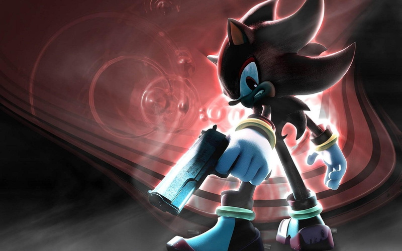 close-up, Shadow the Hedgehog, metal, red, digital composite, creativity, Sonic, illuminated, motion, blurred motion, science, multi colored, futuristic