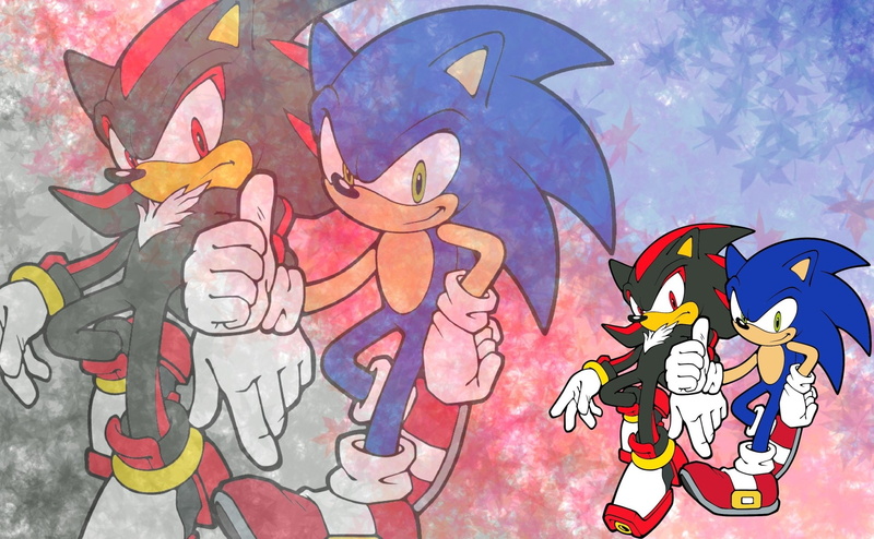 human representation, art and craft, graffiti, day, outdoors, Sonic the Hedgehog, Shadow the Hedgehog, multi colored, 1080P, Sonic Adventure 2, street art