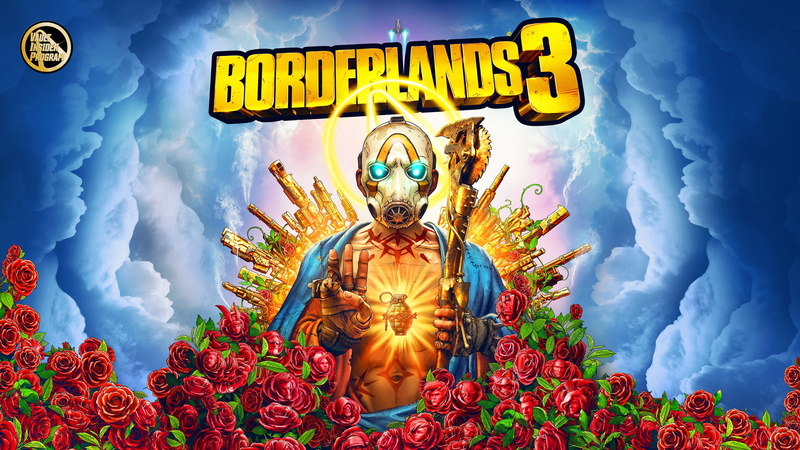 Roses are Red, Mayhem is Coming, Vault, Psycho, Guns, Borderlands, BL3, 4K, Vault Symbol, Borderlands 3
