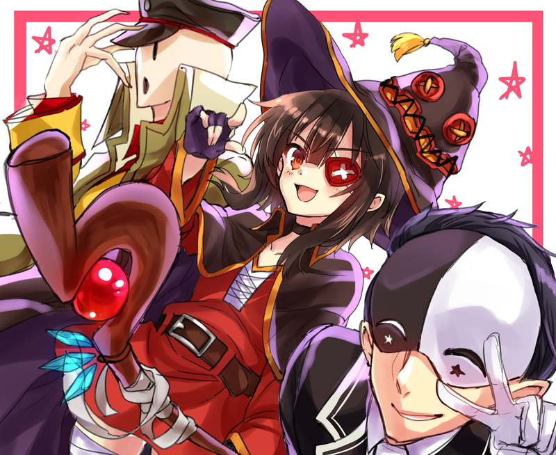 Isekai Quartet, 2K, Vanir (KonoSuba), Megumin (KonoSuba), Pandoras Actor, Anime