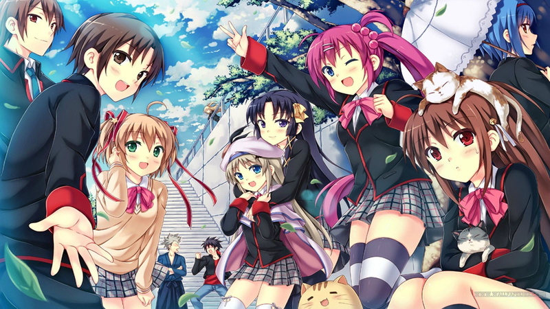 disguise, real people, human representation, art and craft, creativity, outdoors, sunlight, anime, 1080P, female likeness, Little Busters!, toy, day, festival