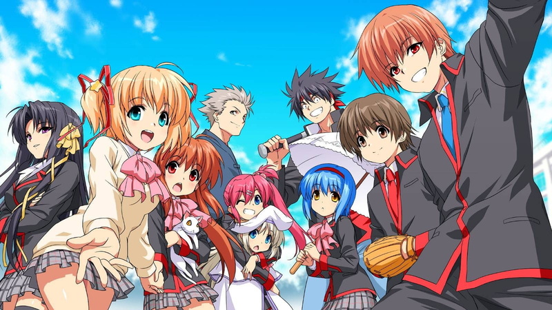 Kamikita Komari, no people, creativity, art and craft, Kurugaya Yuiko, day, Little Busters!, sky, male likeness, Natsume Kyōsuke, mammal, Natsume Rin, anime girls