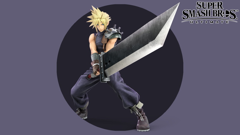 Cloud Strife, 1080P, Video Game, Super Smash Bros. Ultimate, Final Fantasy VII