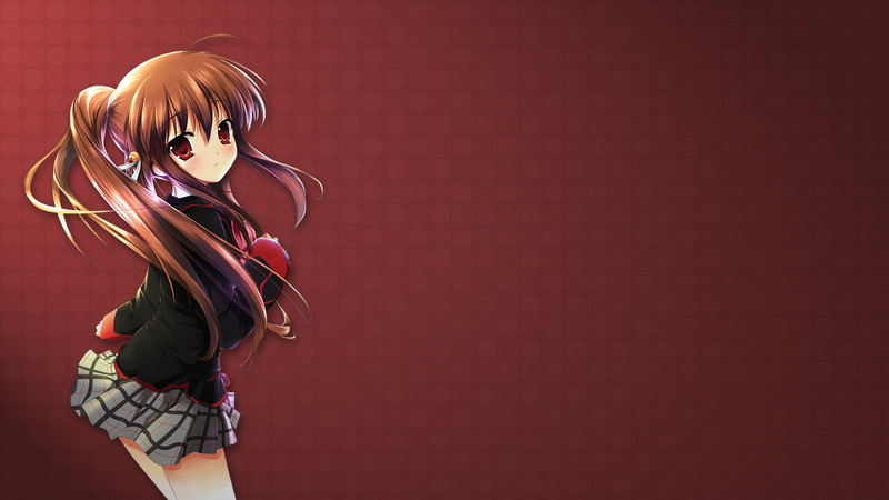 three quarter length, women, gradient, hair, adult, studio shot, blond hair, beauty, Little Busters!, beautiful woman, young adult, anime girls, Scope10