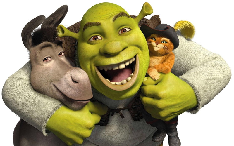 shrek, 1080P, happy