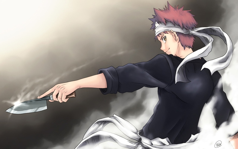side view, motion, dancing, Yukihira Soma, young women, real people, hairstyle, Shokugeki no Souma, focus on foreground, one person, human arm, beautiful woman