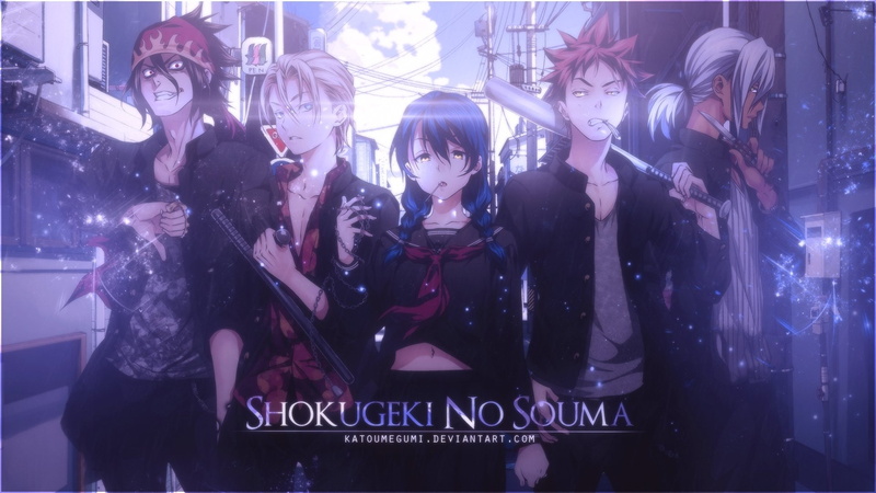 Ryō Kurokiba, Akira Hayama, Anime, Megumi Tadokoro, Takumi Aldini, Food Wars: Shokugeki no Soma, Sōma Yukihira, 1080P
