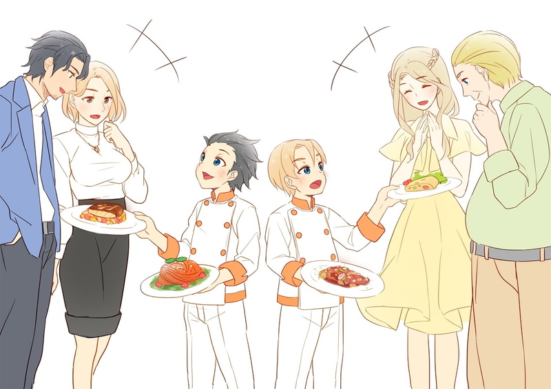 1080P, Takumi Aldini, Isami Aldini, Anime, Food Wars: Shokugeki no Soma