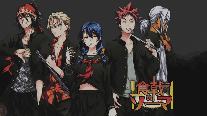 anime boys, Ryo Kurokiba, 1080P, Soma Yukihira, Megumi Tadokoro, Shokugeki no Souma, Akira Hayama, anime render, anime girls, Shokugeki no Soma, anime