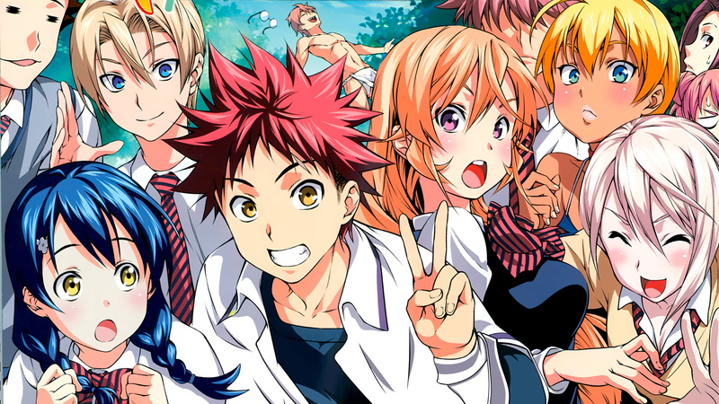 Mito Ikumi, 2K, Tadokoro Megumi, shokugeki, anime, Shokugeki no Souma, Shokugeki no Soma, Nakiri Erina, Yukihira Soma