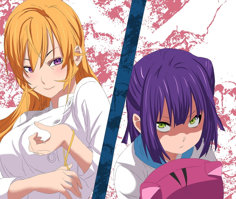 Food Wars: Shokugeki no Soma, 1080P, Anime, Erina Nakiri, Momo Akanegakubo