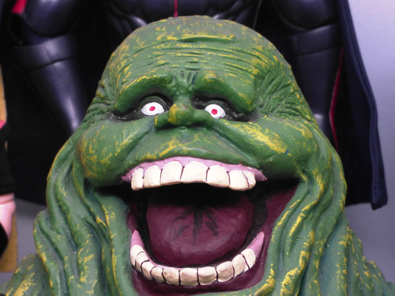 star wars, art and craft, sculpture, slimer, costume, 4K, human representation, monster - fictional character, focus on foreground, green color, demon - fictional character
