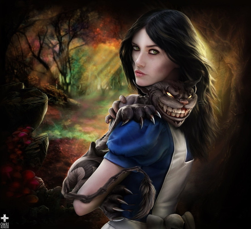 beautiful woman, one person, adult, nature, hair, forest, American McGees Alice, Alice Lidell, young women, portrait, young adult, long hair, autumn, 480P