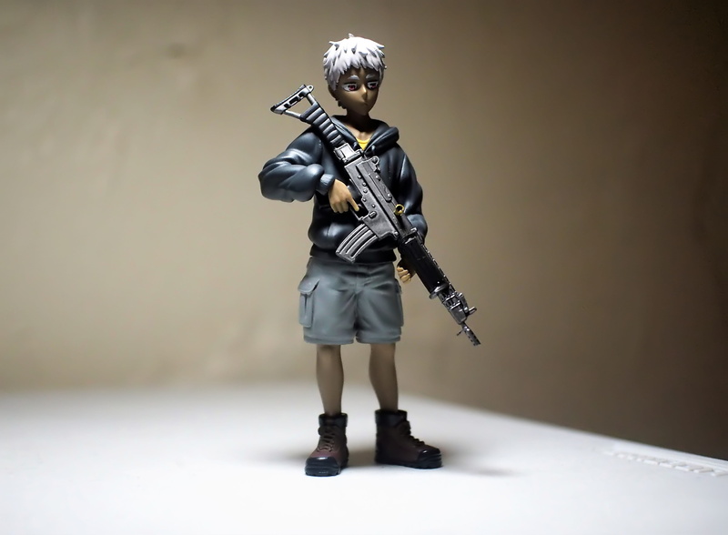 television, anime, young, jonah, human representation, character, toy, studio shot, childhood, gray, 4K, japanese, holding, looking away, representation