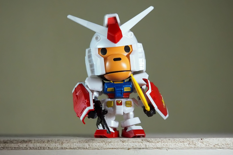 gundam, japanese, creativity, childhood, retro styled, small, series, baby, anime, 4K, people, red, toy, chibi, futuristic, cartoon, indoors, bandai, robot