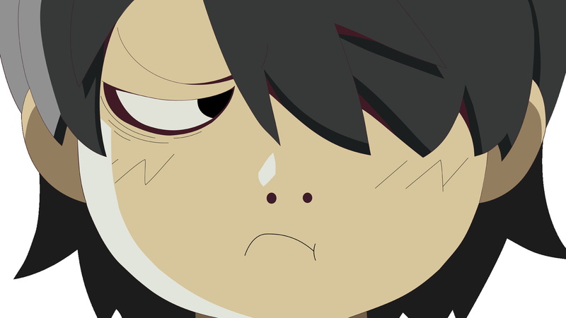 black color, silhouette, circle, Araragi Koyomi, craft, no people, air vehicle, sky, 1080P, panoramic, Monogatari Series, cartoon, close-up, geometric shape