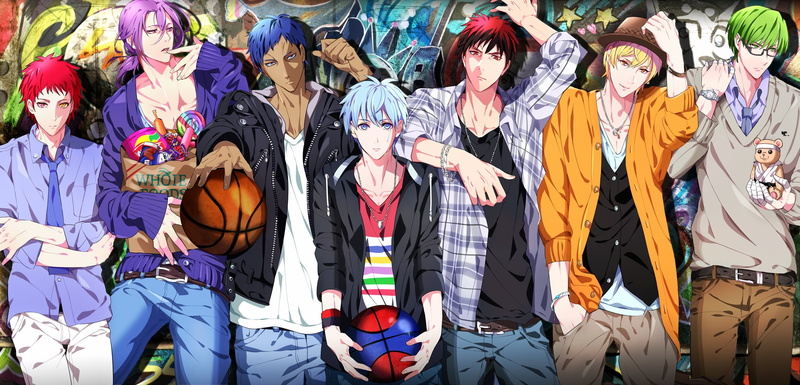 handsets, anime, cool, basket, kurokono, characters, series, spor, males, 2K, boys, group