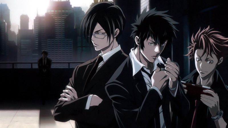 group, pass, handsome, boys, psycho, suit, series, cool, anime, 1080P, characters