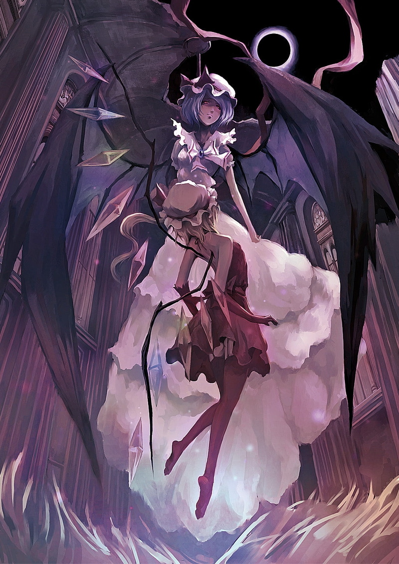 works, art, hakurei, embodiment, sayori, scarlet, vampires, remilia, miko, det, neko, devil, Touhou, hd, reimu, 720P, anime, hot