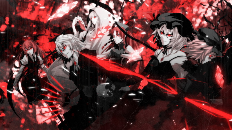 koakuma, scarlet, hong, izayoi, art, 1080P, flandre, Touhou, Izayoi Sakuya, knowledge, embodi, remilia, meiling, patchouli, hd, sakuya