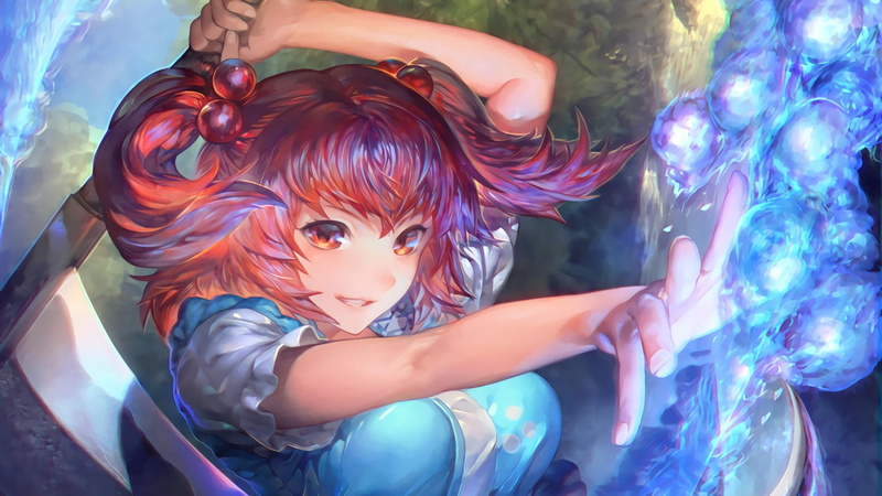 komachi, onozuka komachi, anime girls, girls, 1080P, onozuka, redhead, touhou, anime