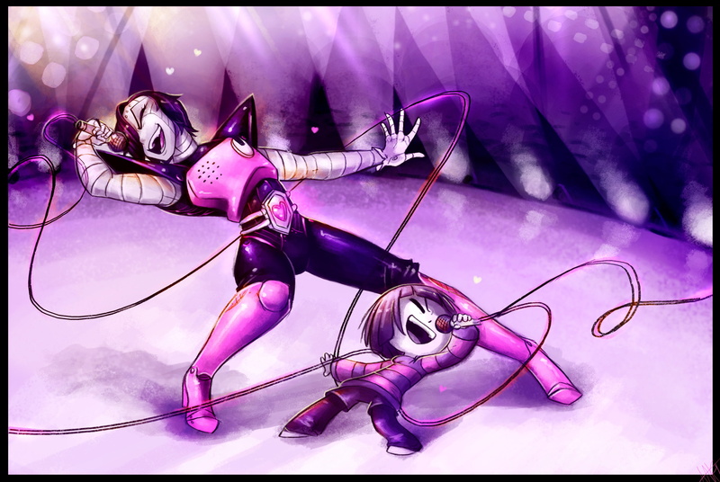 Frisk (Undertale), 2K, Undertale, Video Game, Mettaton (Undertale)