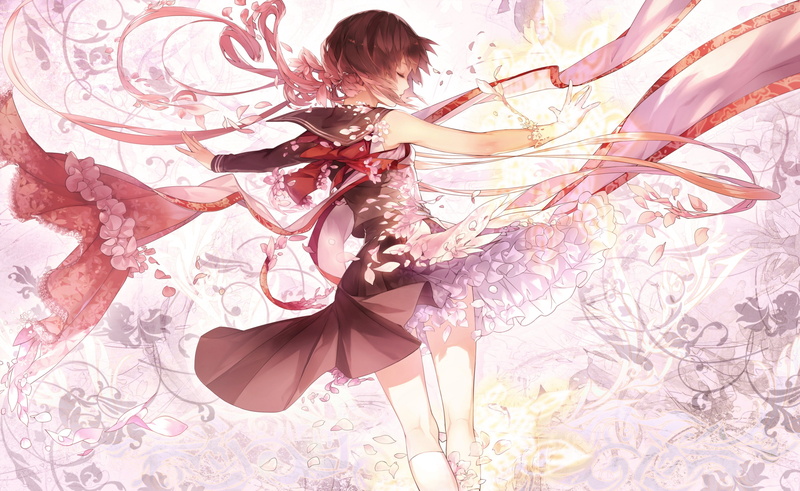 Shiratori Neo, anime, manga, fantasy girl, 2K, school uniform, anime girls, pink, Mahou Shoujo Taisen