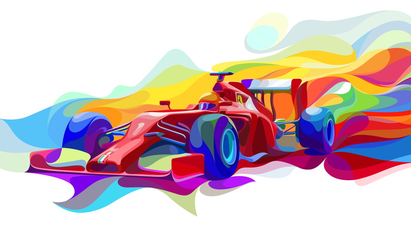 Formula One, 8K, 8K, 4K, Ferrari, Neo futuristic