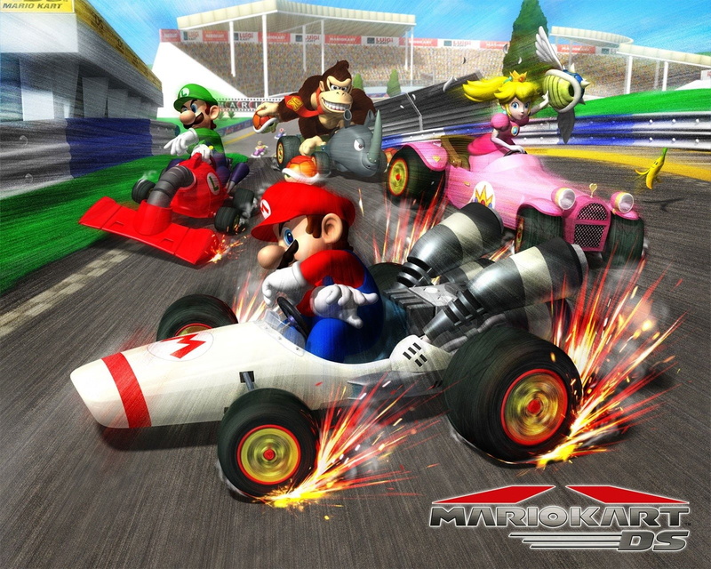720P, Mario, Donkey Kong, Mario Kart Ds, Luigi, Princess Peach