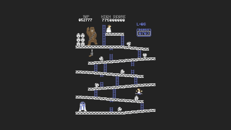 Star Wars, Donkey Kong, video games, 1080P, Nintendo, retro games