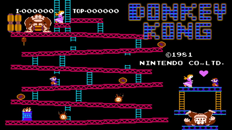 red, Donkey Kong, finance, technology, text, no people, architecture, studio shot, black background, large group of objects, 1080P, multi colored, outdoors
