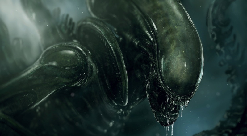 drop, underwater, food and drink, aliens, marine, close-up, nature, animal wildlife, creature, sea, indoors, Xenomorph, artwork, 720P, bubble, drink, water