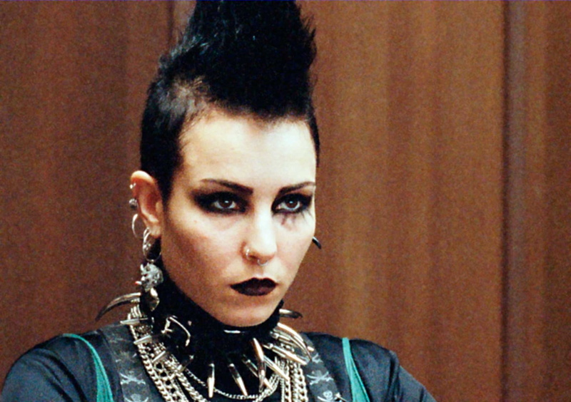 tattoo, rapace, Noomi Rapace, 720P, dragon, girl, Girl With The Dragon Tattoo, noomi, tattoos, hd, art
