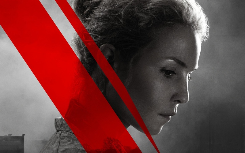 noomi rapace, adult, day, noomi, Hollywood Movies, indoors, 2015, contemplation, Movies, side view, hollywood, isolated color, red, hairstyle, rapace, headshot
