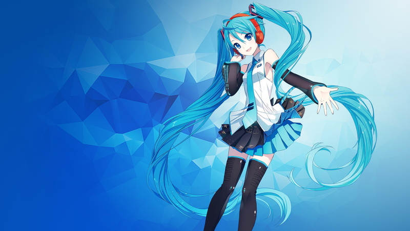 graphics, blue, fictional character, illustration, 4K, artwork, mangaka, anime, azure, art