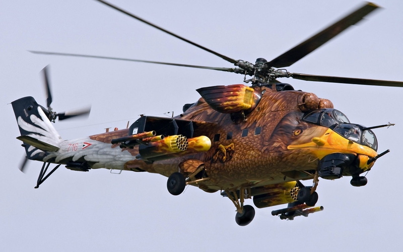 Military, Military Helicopters, Aircraft, Mil Mi-24, 1080P, Helicopter