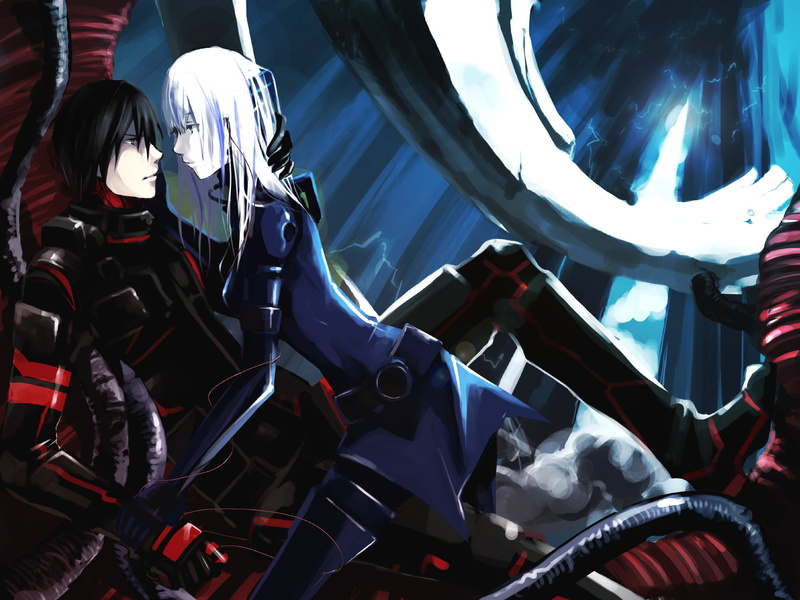 720P, cyborg, anime, anime girls, anime boys, Cibo, Killy, Blame!