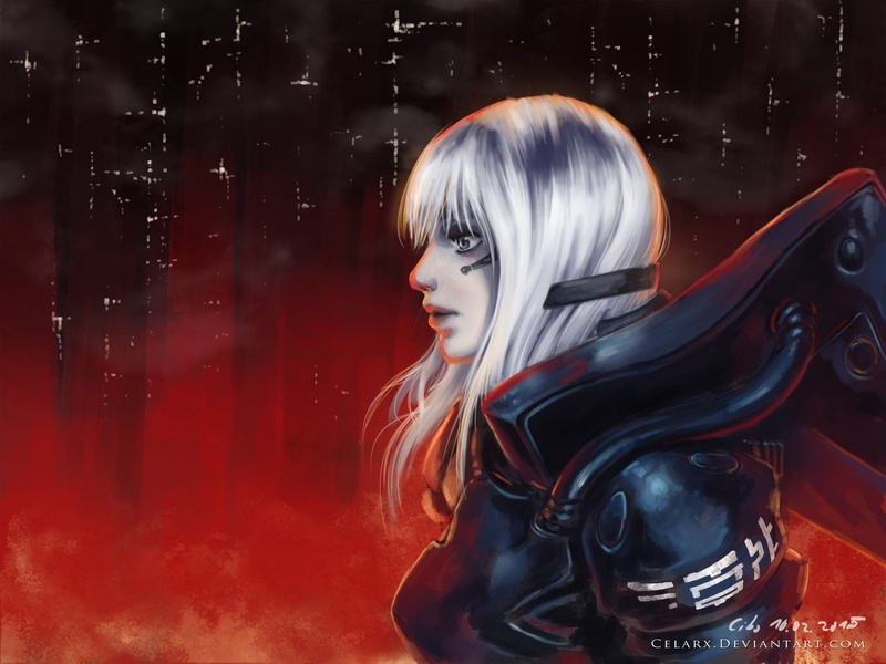 Armor, Woman, 1080P, White Hair, Cibo (Blame!), Blame!, Anime