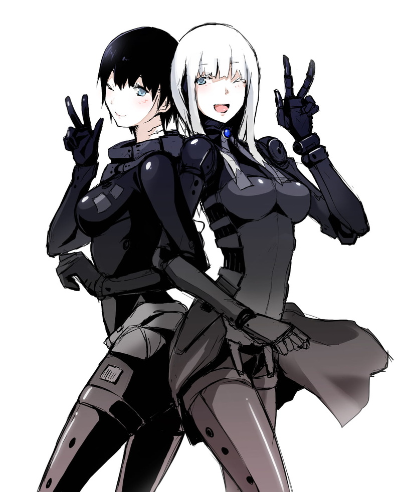 Cibo, 720P, cyborg, Blame!, anime girls, anime