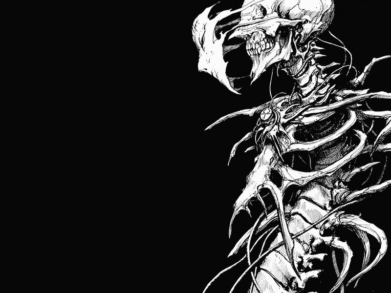 Dark, 720P, Ricky Mehar, Manga, Biomega, Skeleton, Tsutomu Nihei