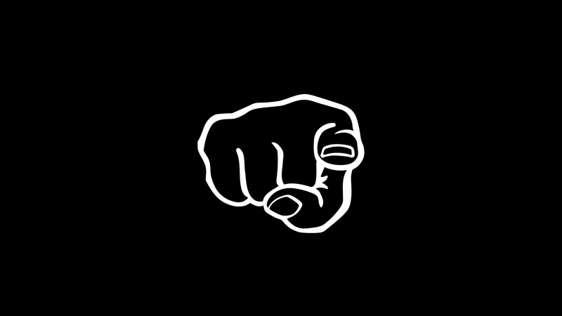 finger, yes, you, funny, 4K, hand, yes you, black, white