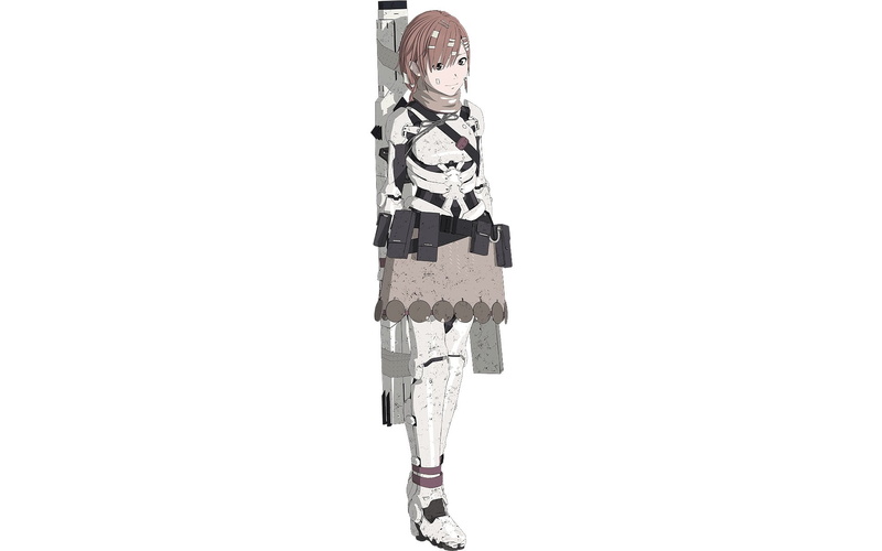 casual clothing, cut out, childhood, standing, indoors, representation, Blame!, front view, unrecognizable person, leisure activity, portrait, copy space