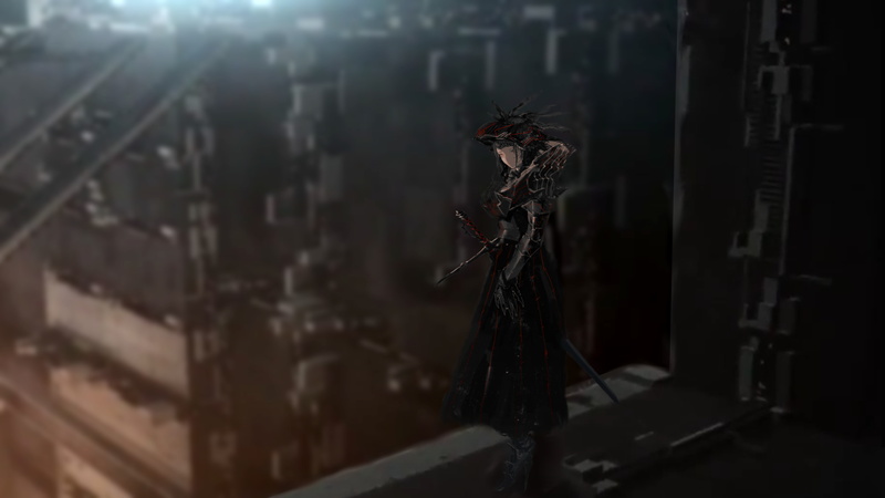 urban, cityscape, anime girls, futuristic, digital art, artwork, 5K, science fiction, original characters, women, Blame!, apocalyptic, city
