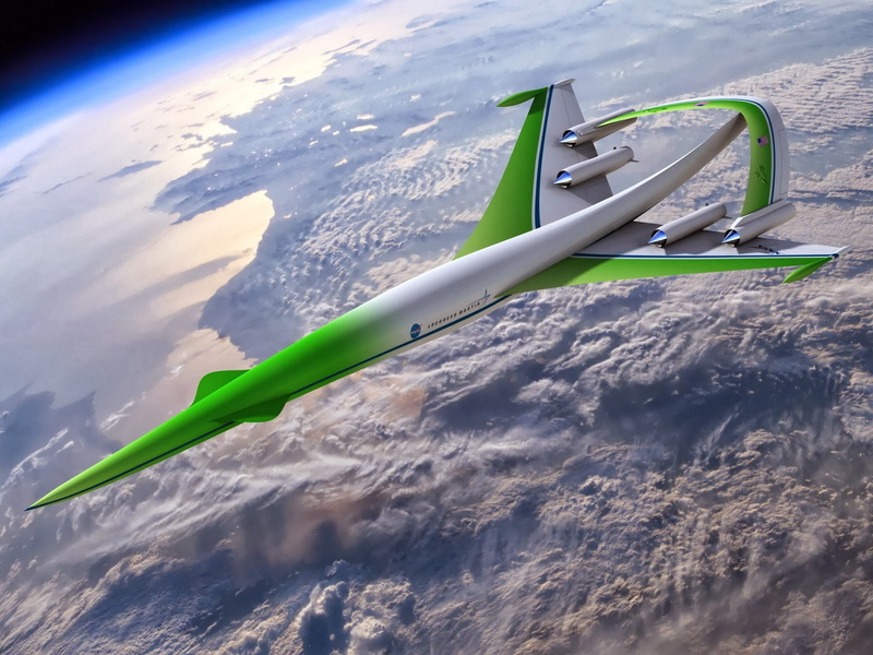 render, airplane, digital art, prototype, 1080P