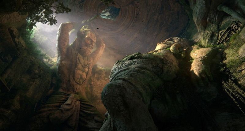 1080P, Uncharted: The Lost Legacy, Statue, Uncharted