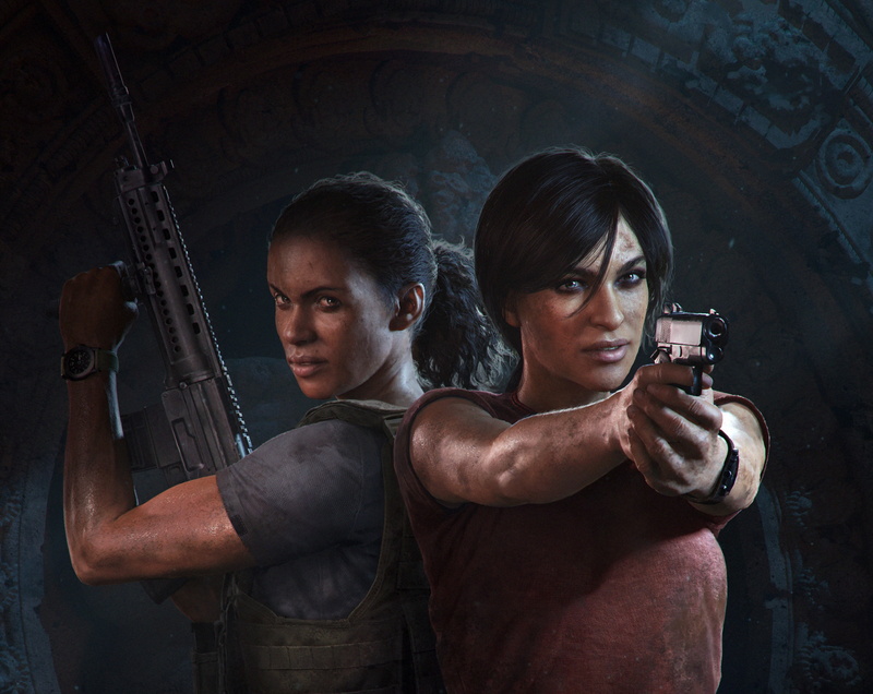 looking at camera, young women, waist up, indoors, videogame, strength, beauty, Weapons, Girls, gun, beautiful woman, Nadine, aggression, front view, Game