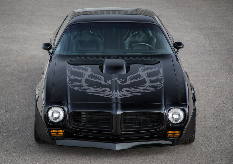black, 1080P, custom, coupe, trans-am, cars, pontiac, 1973