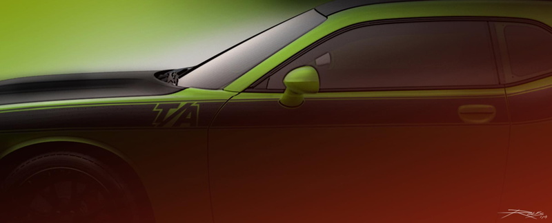 rallye, ta, concept, dodge, challenger, car, 1080P, redline