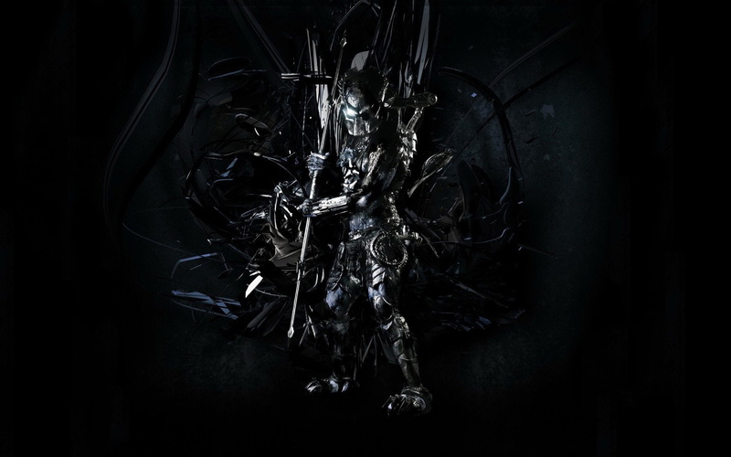 full frame, no people, still life, Alien, close-up, complexity, Aliens Vs. Predator: Requiem, large group of objects, Predator, metal, glass, transparent